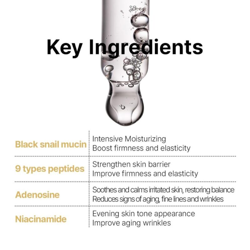 Farmstay Black Snail Peptide 9 Perfect Cream