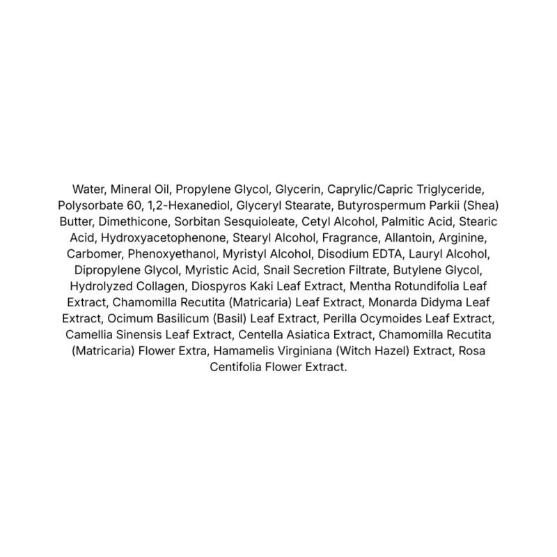 Farmstay Snail Mucus Moisture Emulsion lista ingrediente