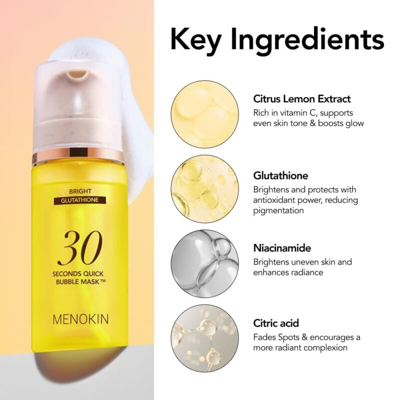 Menokin 30 Seconds Quick Bubble Mask BRIGHT (1)