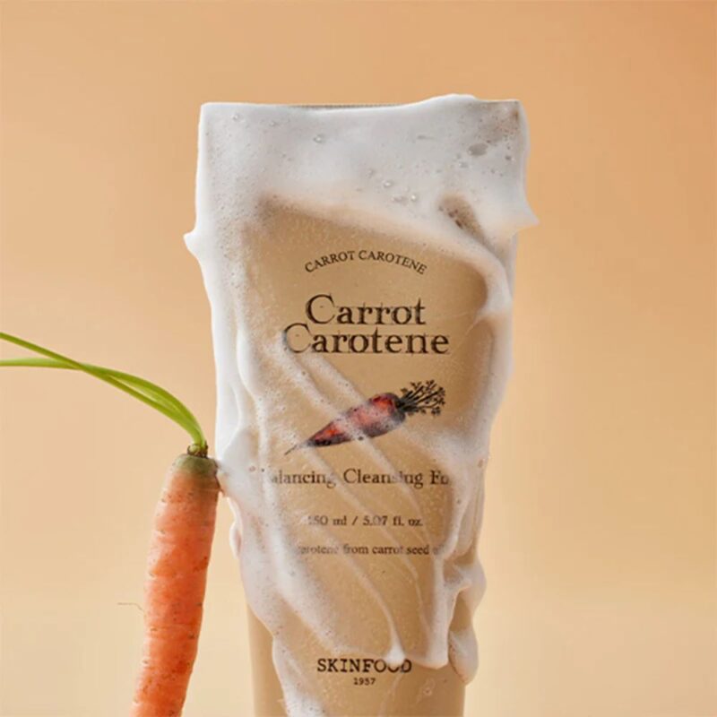 Skinfood Carrot Carotene Balancing Cleansing Foam (1)