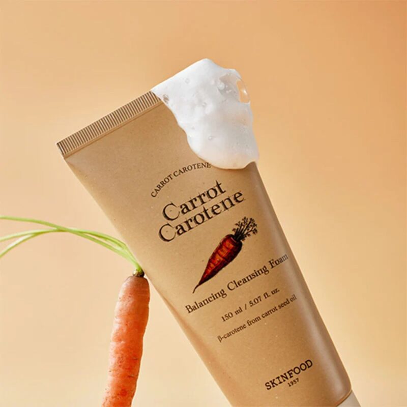 Skinfood Carrot Carotene Balancing Cleansing Foam (1)