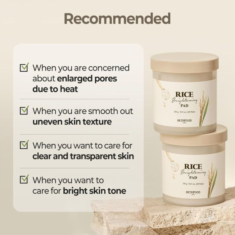 Skinfood Rice Brightening Pad