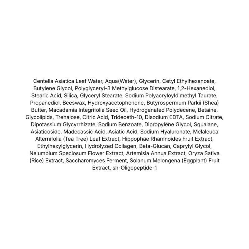 APLB Glycolipids Peptide Facial Cream lista ingrediente