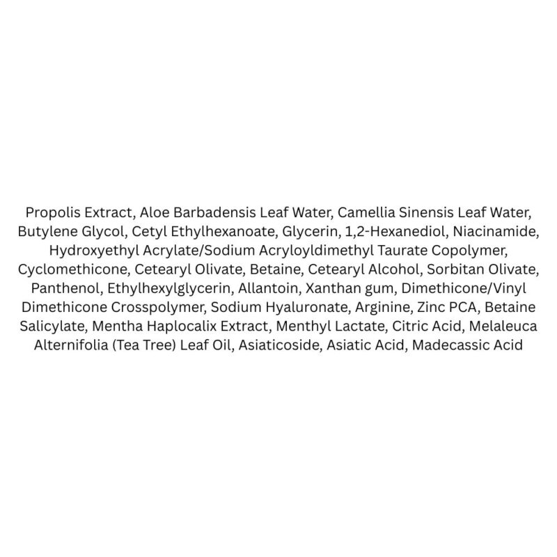 COSRX AC Collection Lightweight Soothing Moisturizer lista ingrediente