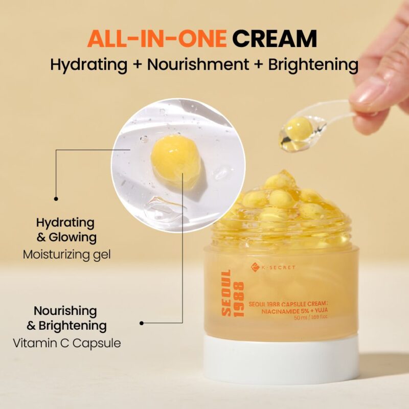 KSECRET Seoul 1988 Capsule Cream Niacinamide 5% + Yuja