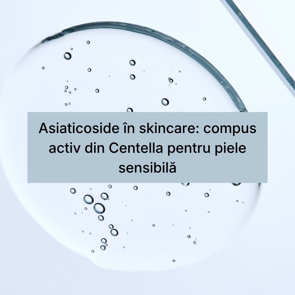 Asiaticoside în skincare compus activ din Centella pentru piele sensibilă