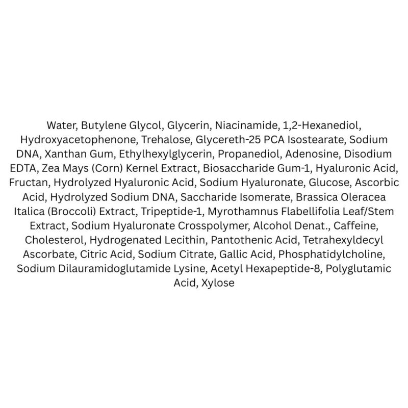 Genabelle PDRN 360 Rejuvenating Eye Mask lista ingrediente