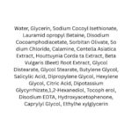 Genabelle Pink Cloud Cleansing Foam lista ingrediente