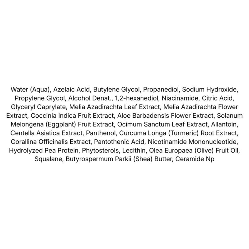 Medicube Azelaic Acid 10 BB Soothing Serum lista ingrediente