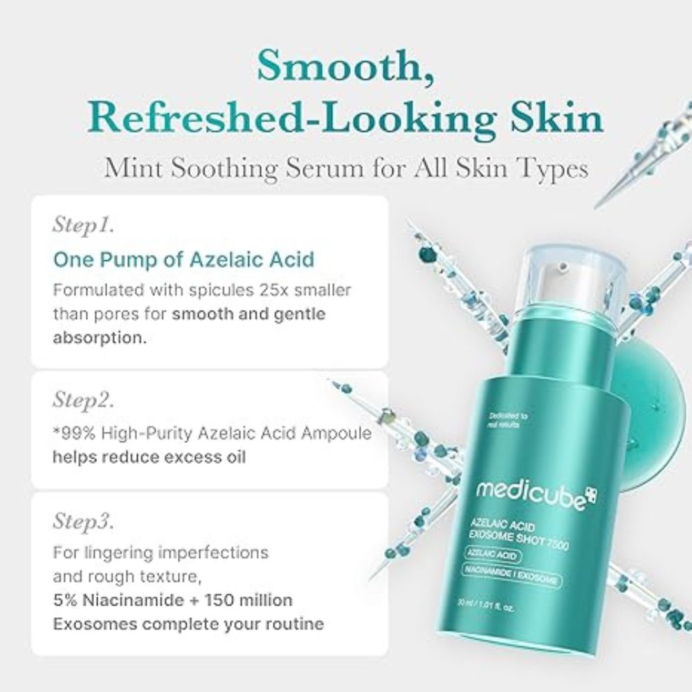 Medicube Azelaic Acid Exosome Shot 7500, 30ml - Skinguru
