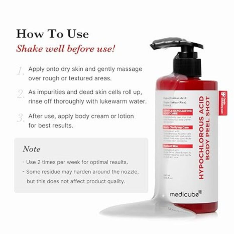 Medicube Hypochlorous Acid Body Peel Shot (2)