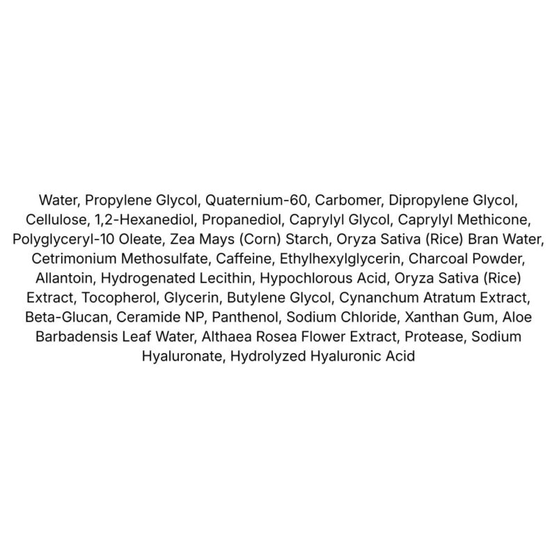 Medicube Hypochlorous Acid Peel Shot lista ingrediente