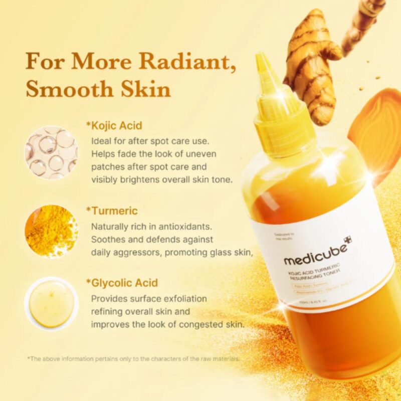 Medicube Kojic Acid Turmeric Resurfacing Toner (3)