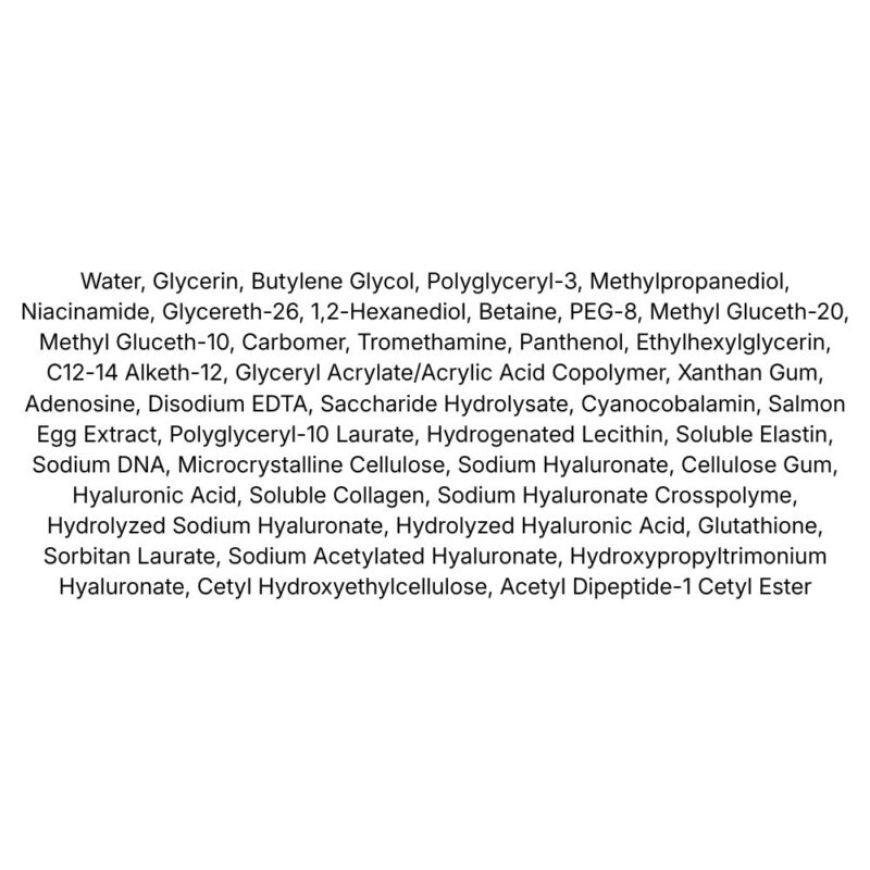 Medicube PDRN Pink One Day Serum lista ingrediente
