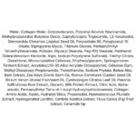 Medicube Zero Pore Moisture Sun Serum lista ingrediente