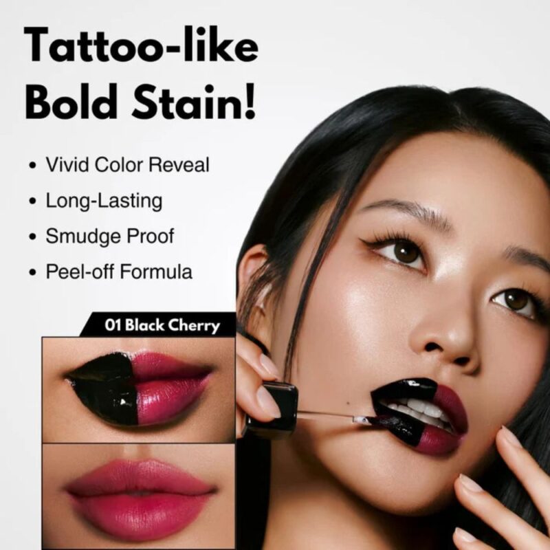 MilkTouch Black Peel Off Lip Tattoo (5)