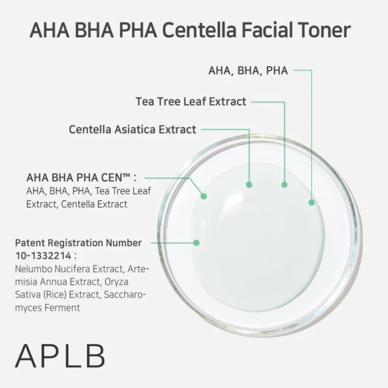 APLB AHA BHA PHA Centella Facial Toner (4)