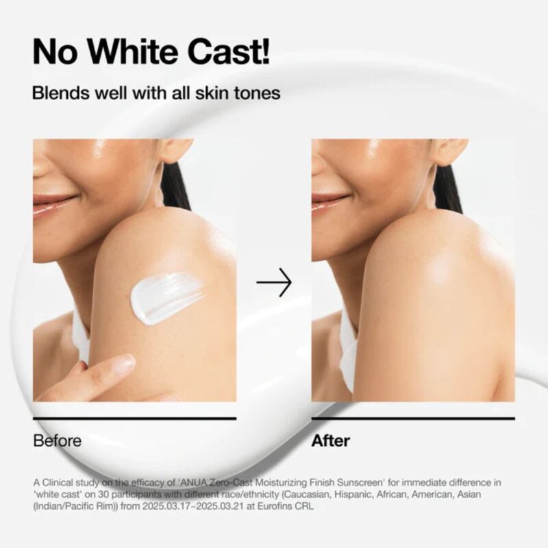 Anua Zero-Cast Moisturizing Finish Sunscreen (4)