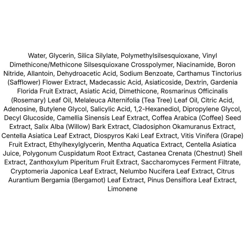 Centellian24 Madeca Powder Tea Tree AC lista ingrediente