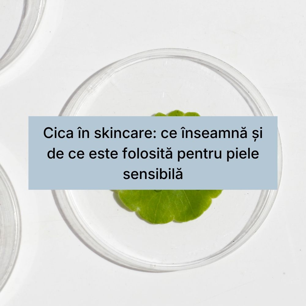 Cica în skincare ce înseamnă și de ce este folosită pentru piele sensibilă
