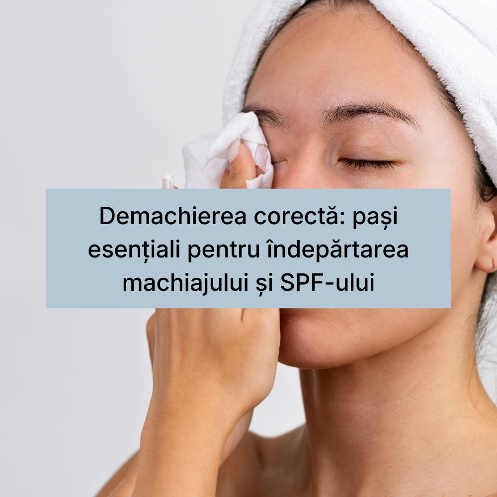 Demachierea corectă pași esențiali pentru îndepărtarea machiajului și SPF-ului