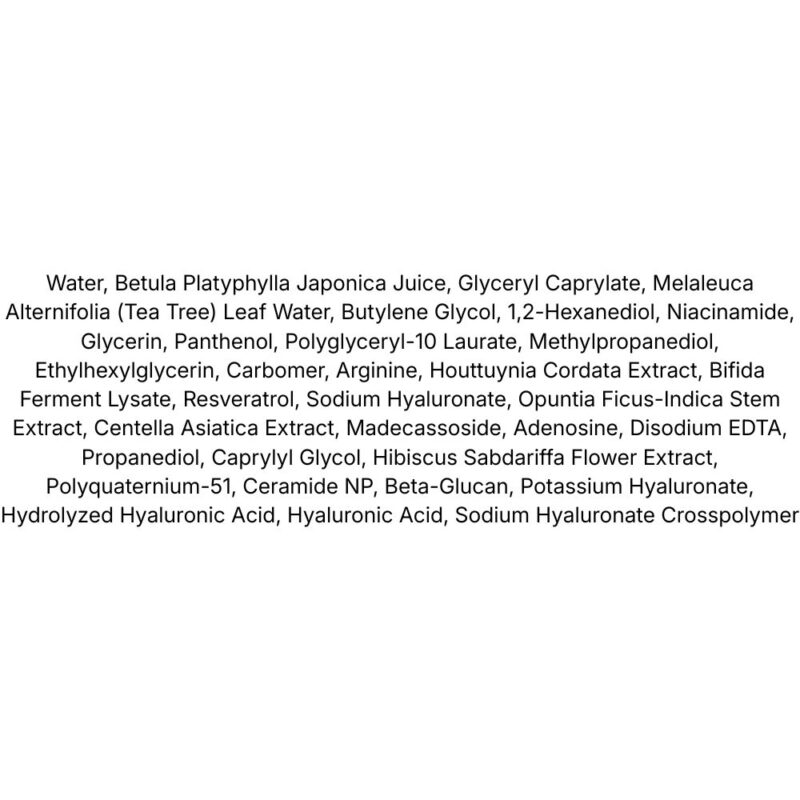 Dr. Althea 345 Relief Serum lista ingrediente