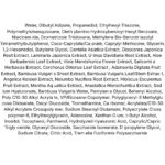 Dr. Ceuracle Cica Regen Waterproof Sun lista ingrediente