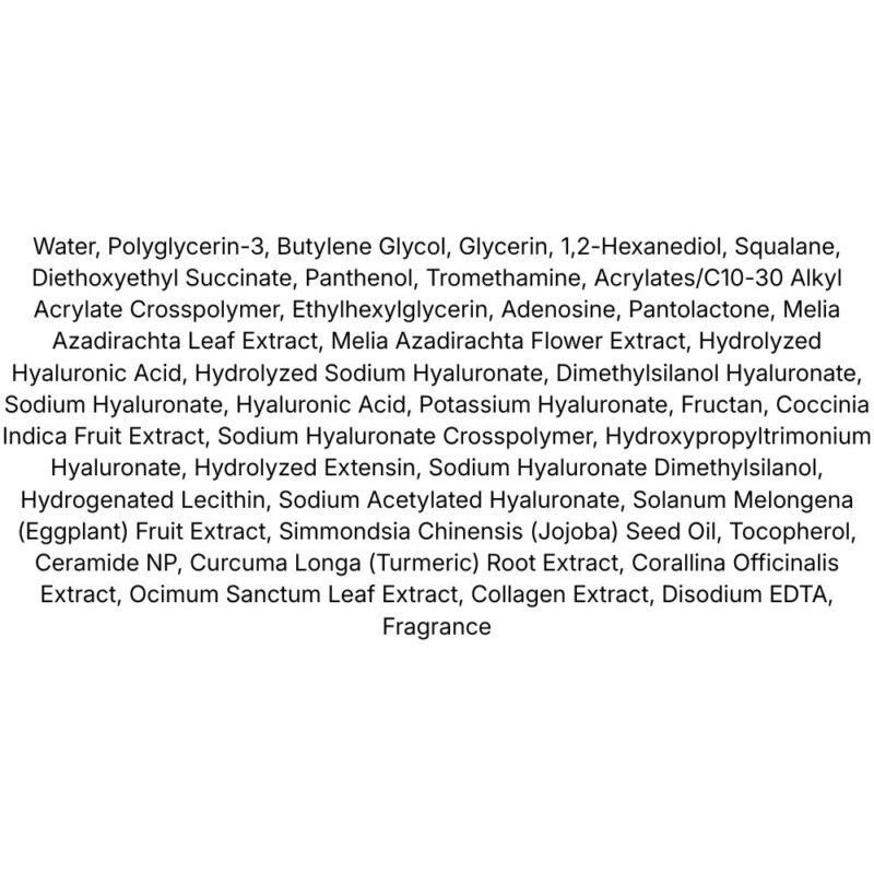 Dr. Ceuracle Hyal Reyouth Oil Drop Mist lista ingrediente