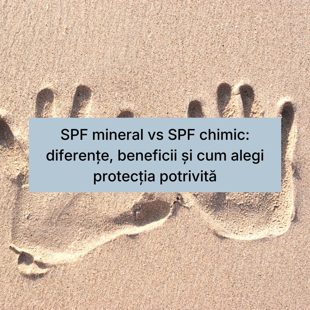 SPF mineral vs SPF chimic diferențe, beneficii și cum alegi protecția potrivită