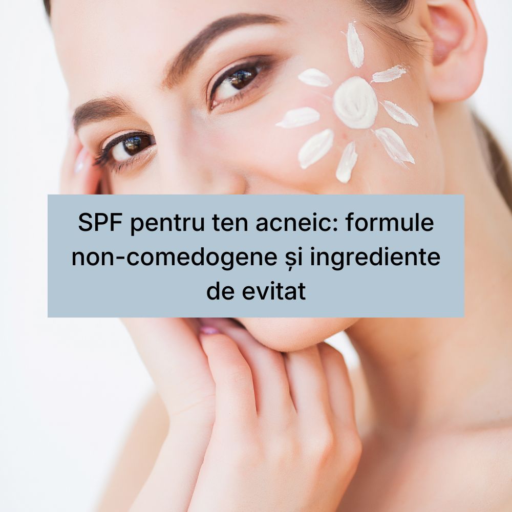 SPF pentru ten acneic formule non-comedogene și ingrediente de evitat