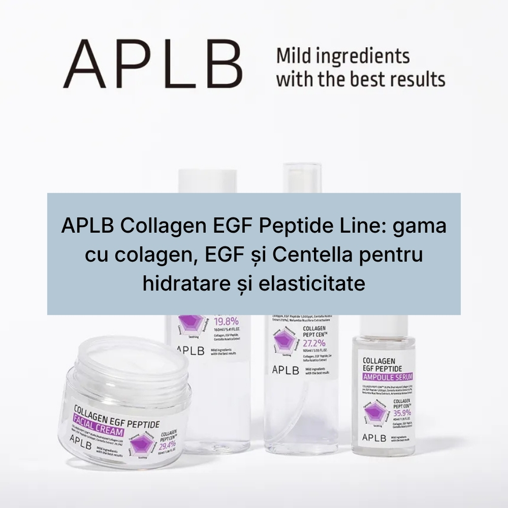 APLB Collagen EGF Peptide Line gama cu colagen, EGF și Centella pentru hidratare și elasticitate