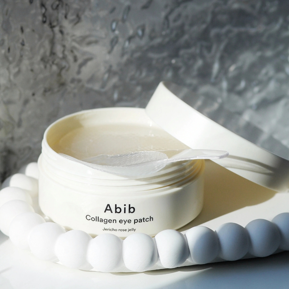 Abib Collagen Eye Patch Jericho Rose Jelly – patch-uri cu colagen pentru zona ochilor
