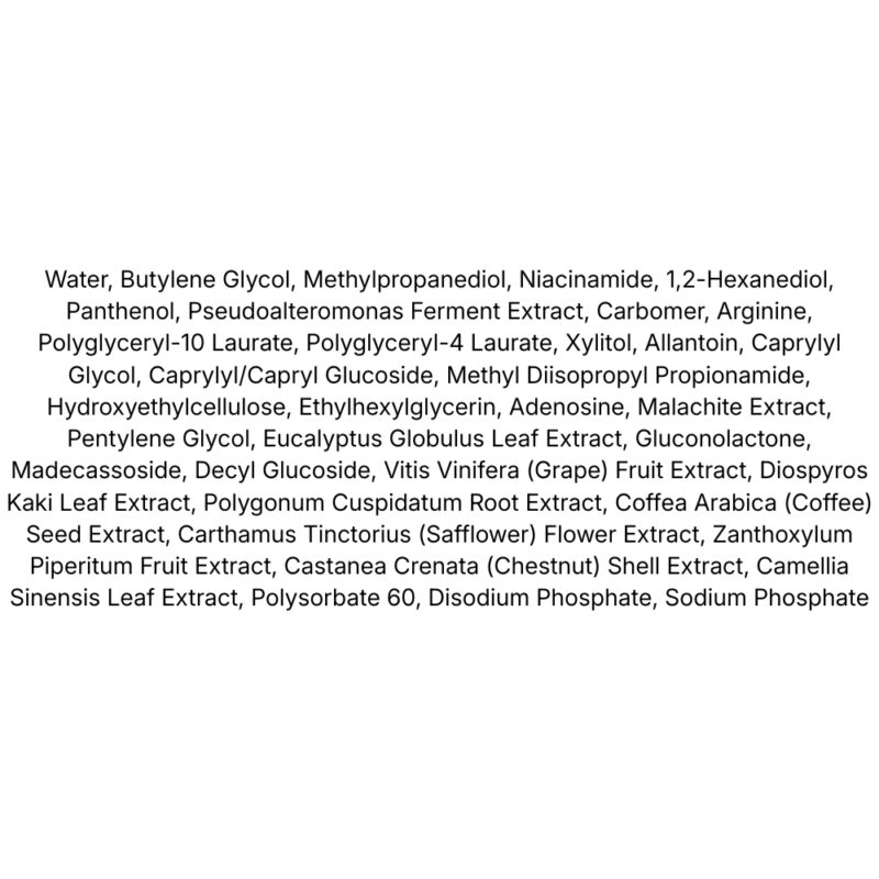 Aperire Be Frozen Pore Ampoule lista ingrediente