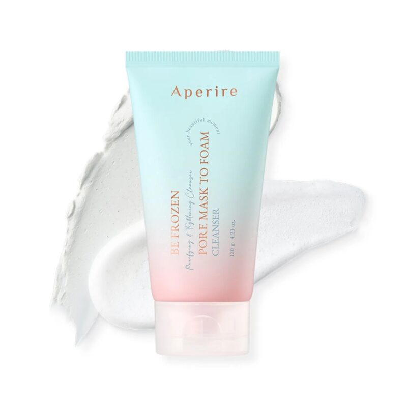 Aperire Be Frozen Pore Mask To Foam Cleanser (2)