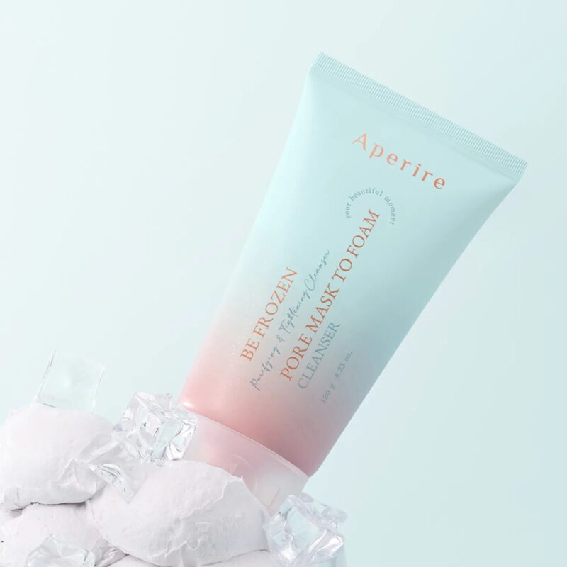 Aperire Be Frozen Pore Mask To Foam Cleanser (3)