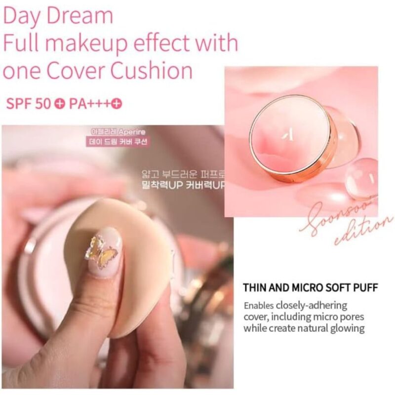 Aperire Day Dream Cover Cushion SPF 50+ PA++++ (6)