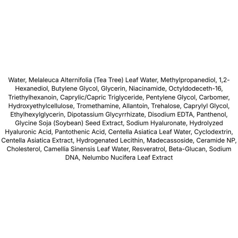 Dr. Althea 345 Relief Cream Mask lista ingrediente