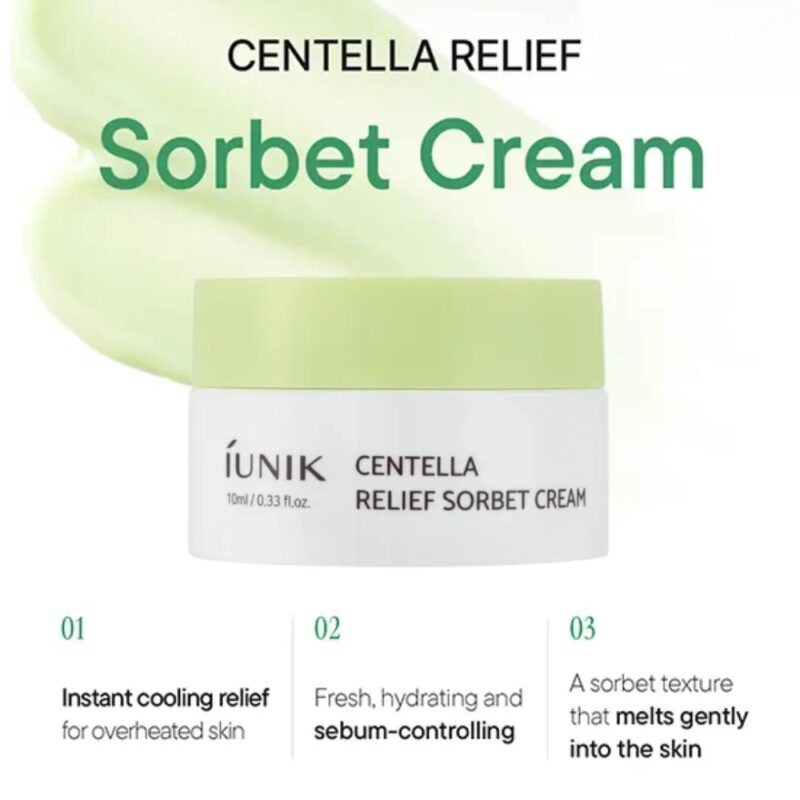 Iunik Centella Relief Sorbet Cream VARIANTA MINI (2)