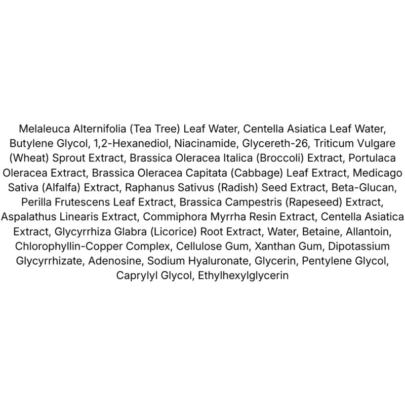 Iunik Tea Tree Relief Serum VARIANTA MINI lista ingrediente
