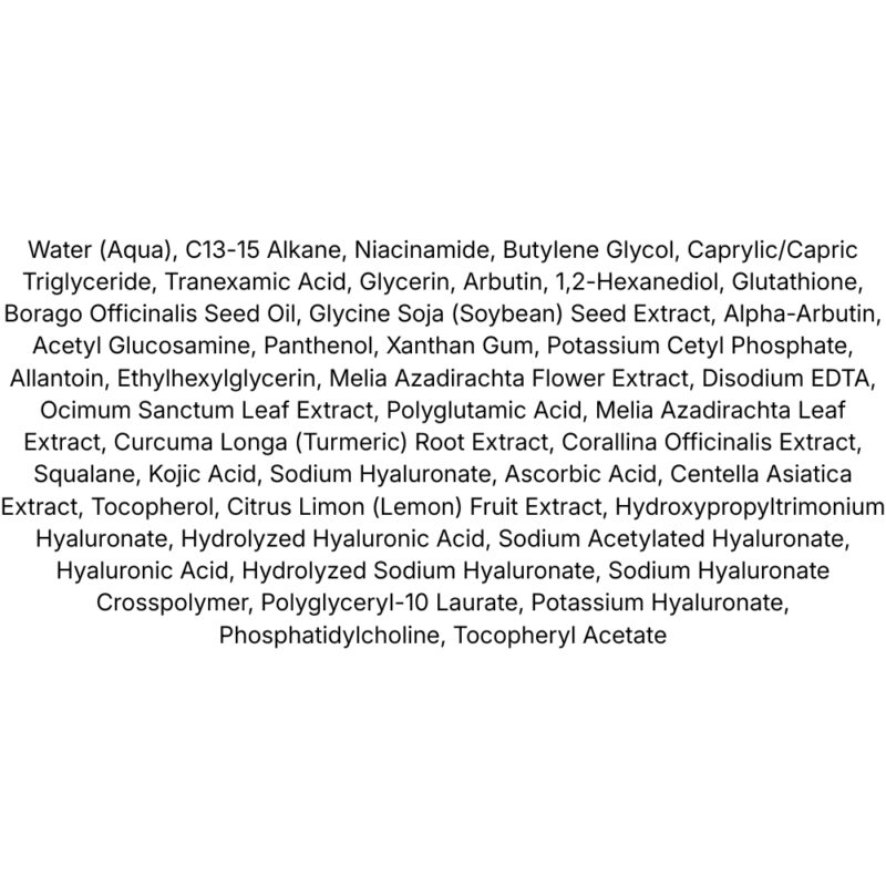 Manyo Factory Glutathione 7 Dark Spot Serum lista ingrediente