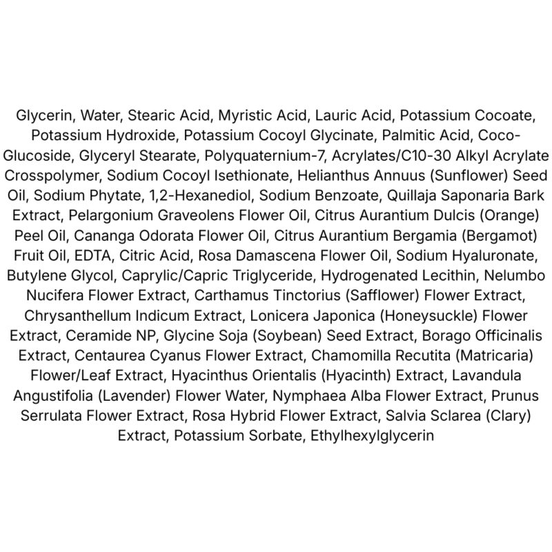 Manyo Factory Pure&Deep Cleansing Foam lista ingrediente
