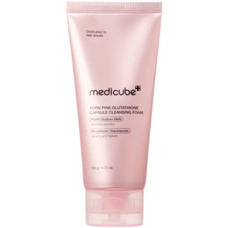 Medicube PDRN Pink Glutathione Capsule Cleansing Foam