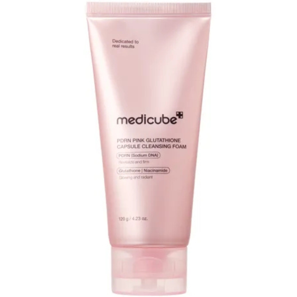 Medicube PDRN Pink Glutathione Capsule Cleansing Foam