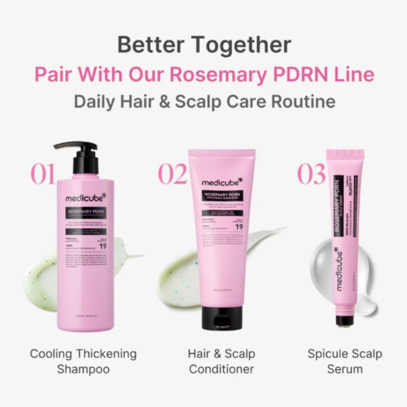 Medicube Rosemary PDRN Cooling Thickening Shampoo (6)
