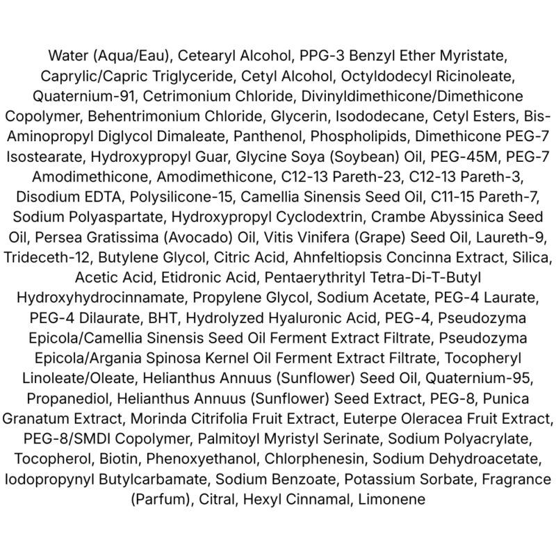 Medicube Rosemary PDRN Hair & Scalp Conditioner lista ingrediente