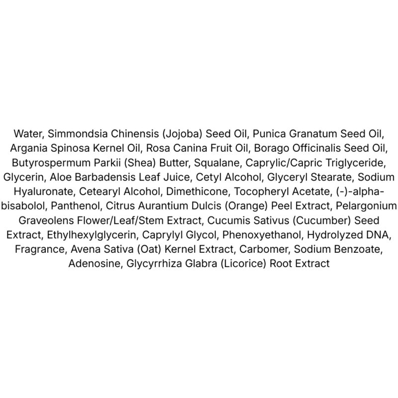 Rejuran Nutritive Cream lista ingrediente
