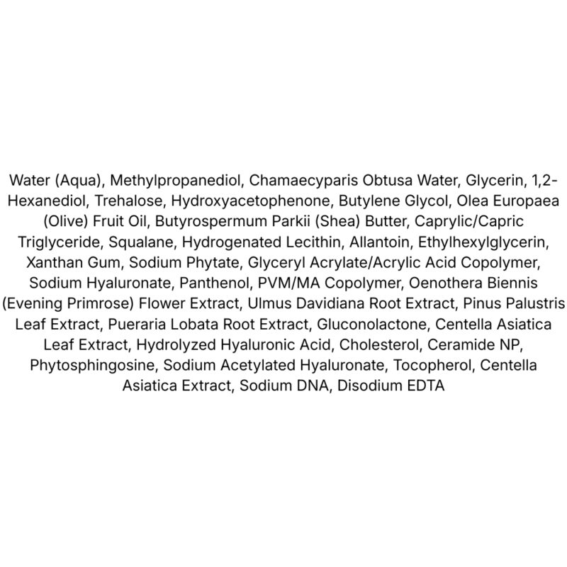 Dear, Klairs Supple Preparation Cica Toner lista ingrediente