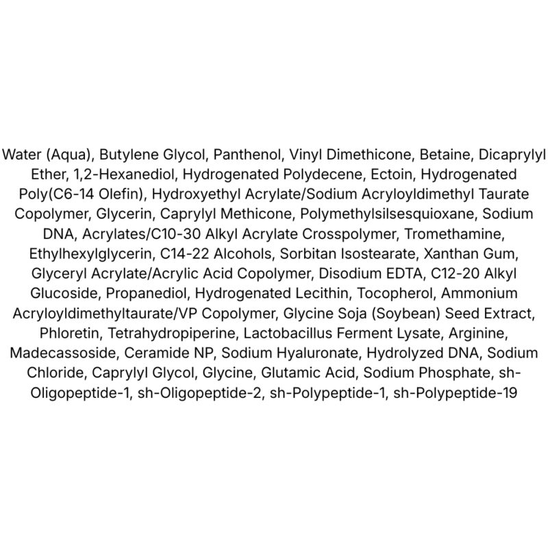 Dr. Althea PDRN Reju 2000 Cream lista ingrediente