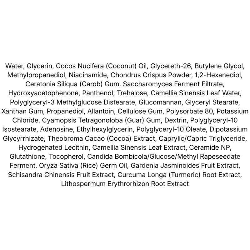 Dr. Ceuracle Vegan Kombucha Tea Essence In Gel Mask lista ingrediente