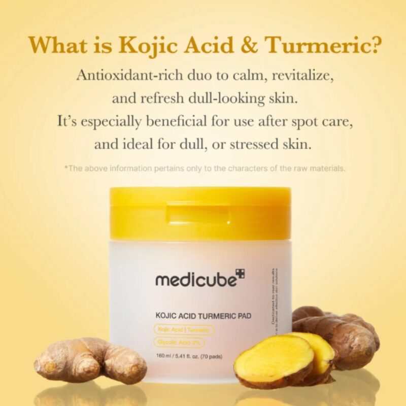 Medicube Kojic Acid Turmeric Pad (5)